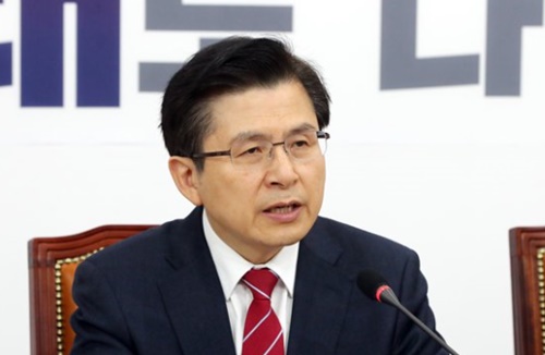 自由韓国党の黄教安代表