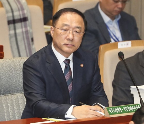 洪楠基（ホン・ナムギ）副首相兼企画財政部長官