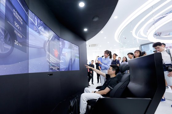 現代車グループが上海にオープンした水素ビジョン館