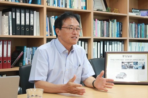 鮮于明鎬教授が先月１３日に漢陽大学研究所で中央日報とインタビューしている。パク・テヒ記者