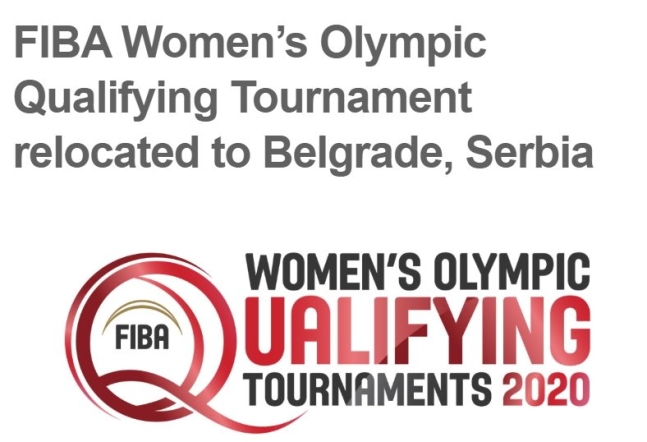 女子バスケット東京五輪最終予選開催地が中国仏山からセルビアのベオグラードに変更されたと、国際バスケットボール連盟が２７日発表した。［写真　ＦＩＢＡ］