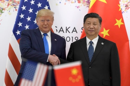 トランプ米国大統領（左）と習近平中国国家主席［中央フォト］
