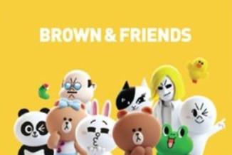 ネイバーの子会社「ライン」のキャラクター［中央フォト］