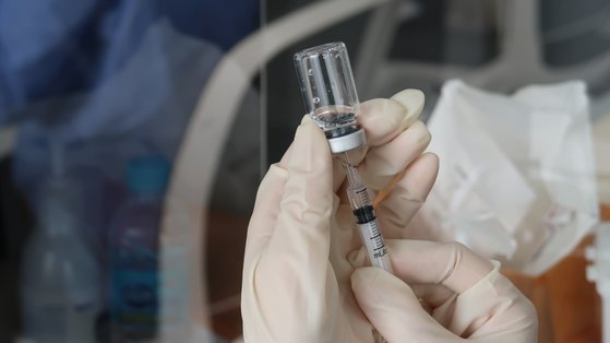 新型肺炎ワクチンの接種に使われる最小残量（ＬＳＤ）注射器。［写真　大韓看護協会提供］