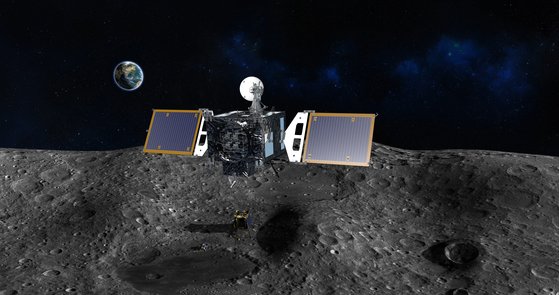 来年打ち上げられる韓国型月軌道船が遂行する科学任務の枠組みが明らかになった。写真は月軌道船想像図。［写真　航空宇宙研究院］