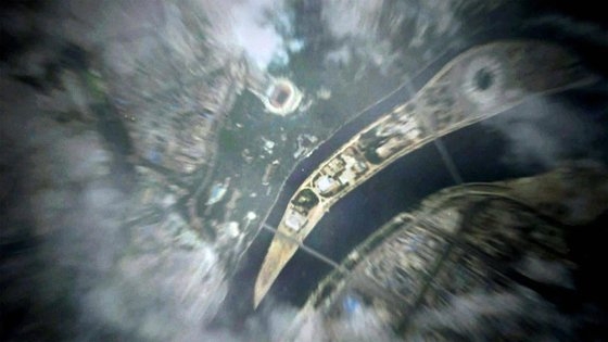 Ｐ４Ｇ会議の開幕映像で、ソウルが登場すべきところに平壌（ピョンヤン）綾羅島（ヌンラド）の衛星写真が登場した場面。