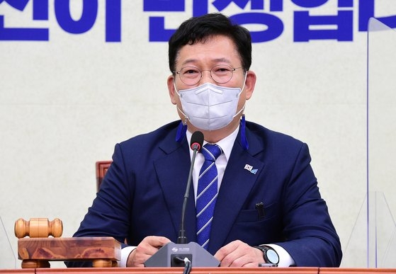 韓国与党「共に民主党」の宋永吉（ソン・ヨンギル）代表