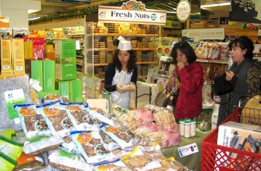 米国の韓国系スーパーマーケット