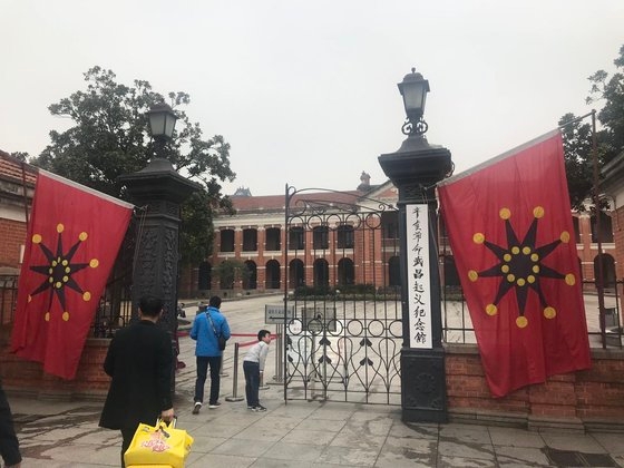 ２０００年余り続いた中国の皇帝支配を終わらせた辛亥革命の原点、武漢の武昌起義記念館。ここの湖北軍政府から１９１１年１０月１０日に辛亥革命が始まった。　シン・ギョンジン北京特派員