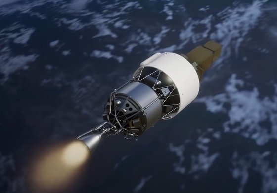「ヌリ号」が搭載したダミー衛星のイメージ。政府は来年５月に２回目の打ち上げに挑戦する。　［写真　韓国航空宇宙研究院］