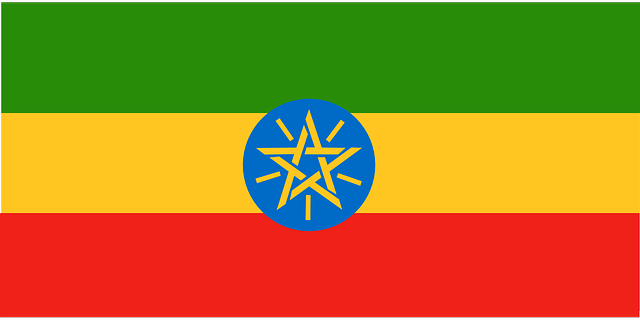 エチオピアの国旗　［Ｐｉｘａｂａｙ］