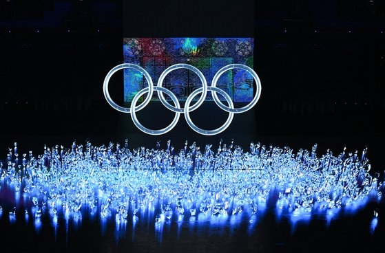 ２０２２北京冬季オリンピック（五輪）開幕式公演の一場面。素朴でありながらも自信が感じられたという評価だ。キム・ギョンロク記者