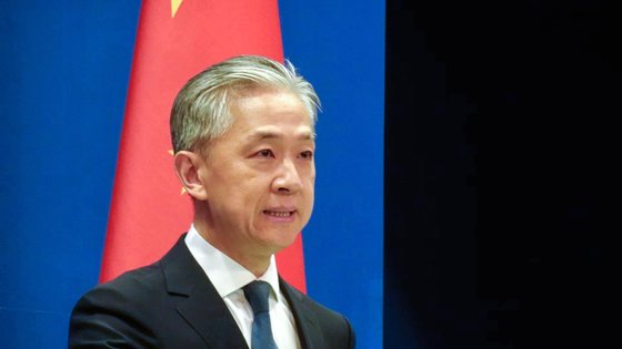 ２３日、中国外交部の王文斌報道官が韓米共同声明に対する中国側の立場を明らかにしている。シン・ギョンジン記者