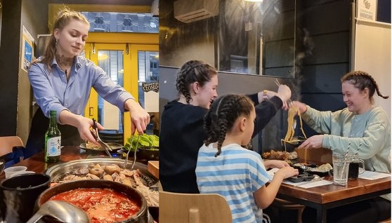 英国ロンドンの韓国食堂「ＹＯＲＩ」。従業員も客も現地人がほとんどだ。韓流に関心が高い若年層の間で最近韓国料理の人気が急上昇している。英紙ガーディアンによると、ロンドンだけで１００カ所を超える韓国食堂ができた。ペク・ジョンヒョン記者