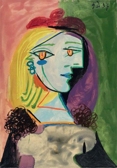 アクアヴェッラ・ギャラリーが出品したピカソの１９３７年作『赤いベレー帽の女』。作品価格が６００億ウォンに上る。［写真　フリーズ］