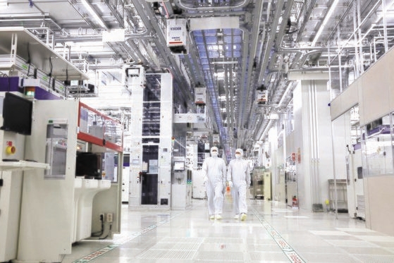 サムスン電子の半導体生産施設がある平沢キャンパスライン。［写真　サムスン電子］