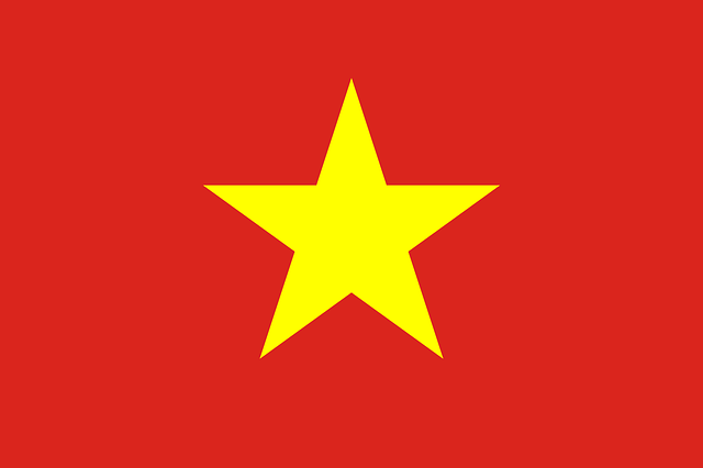ベトナムの国旗　［pixabay］