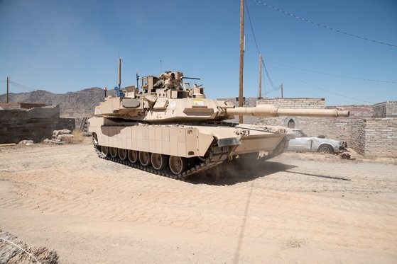 米陸軍の主力戦車Ｍ１エイブラムス　写真＝米陸軍