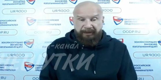 ロシアのウクライナ侵攻を批判したロシアの新興財閥、アンドレイ・コバレフ氏　［写真　インターネット　キャプチャー］