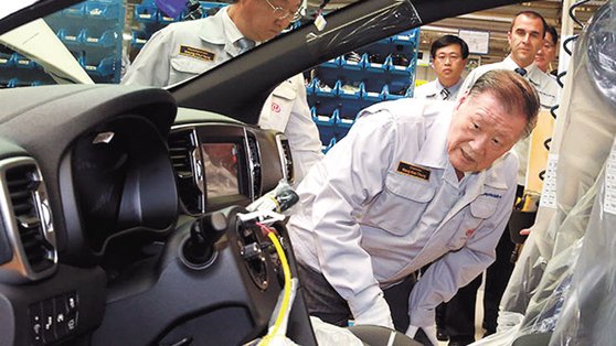 鄭夢九（チョン・モング）ヒョンデ（現代自動車）グループ名誉会長