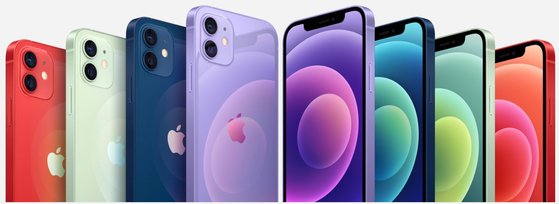 ｉＰｈｏｎｅ１２シリーズ［アップルコリアのホームページ　キャプチャー］