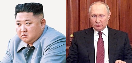 北朝鮮の金正恩（キム・ジョンウン）国務委員長とロシアのウラジーミル・プーチン大統領間