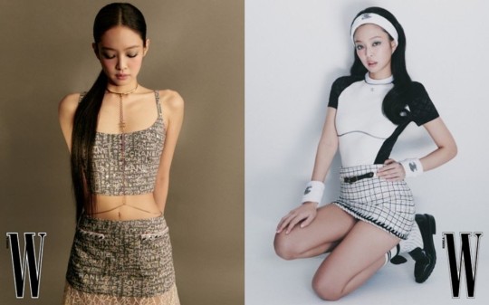 ＢＬＡＣＫＰＩＮＫのジェニー［写真　Ｗ　ｋｏｒｅａ］