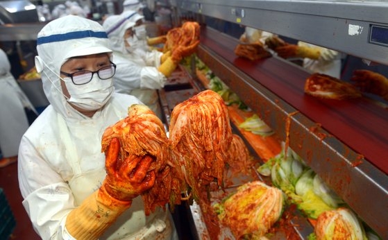 忠清北道清州市所在のキムチ製造業者でキムチを作っている。フリーランサー　キム・ソンテ