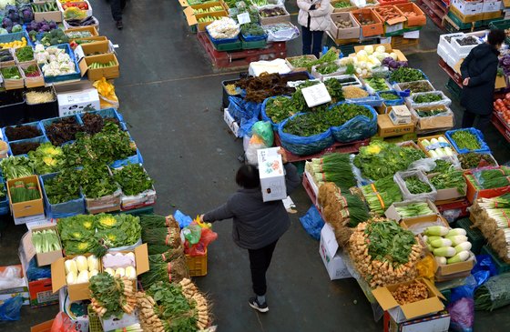 野菜市場の資料写真。　フリーランス　キム・ソンテ