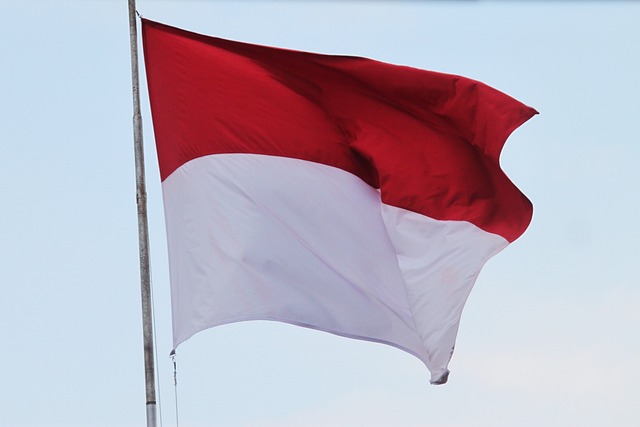 インドネシアの国旗　［pixabay］