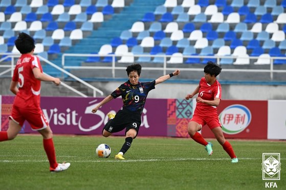 準決勝で北朝鮮に敗れた韓国Ｕ－２０女子代表　［写真　大韓サッカー協会］