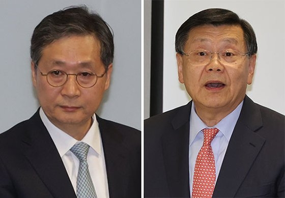 ユン・ヨンビン氏（左）、ジョン・リー氏（右）。