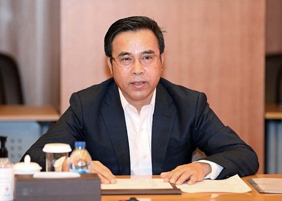   元中国銀行党委員会書記兼会長の劉連舸氏。［Ｘ　キャプチャー］