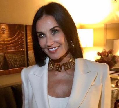 女優デミ・ムーア　［デミ・ムーア　インスタグラム・インターネットキャプチャー］