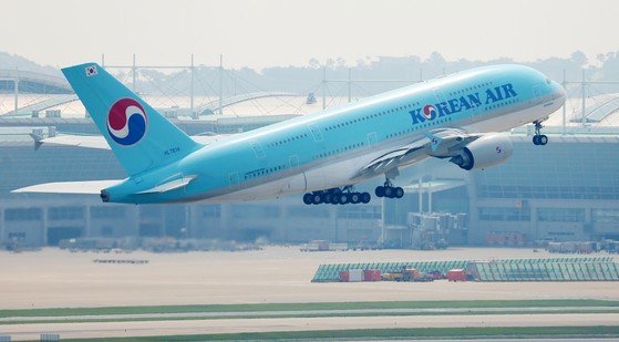 大韓航空旅客機。［写真　聯合ニュース］