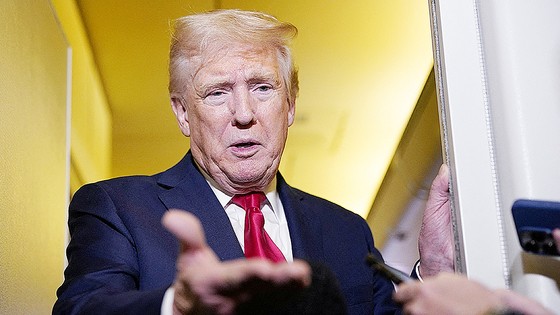米国のドナルド・トランプ大統領。［写真　ロイター＝聯合ニュース］