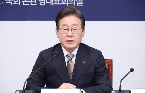 李在明（イ・ジェミョン）共に民主党大統領選挙候補。イム・ヒョンドン記者