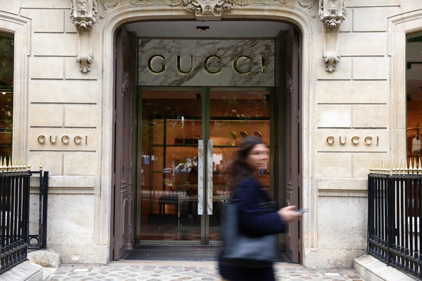 フランス・パリのグッチ売り場。［写真　ロイター＝聯合ニュース］