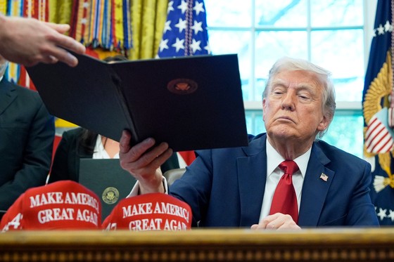 トランプ米大統領。［写真　ＡＰ＝聯合ニュース］