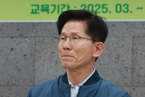 与党大統領選候補の金文洙氏（写真　連合ニュース）