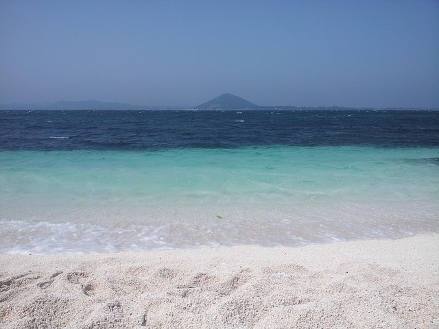 済州道（チェジュド）牛島（ウド）の資料写真。［写真　Ｐｉｘａｂａｙ］