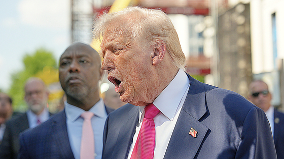 トランプ米大統領。［写真　ＡＰ＝聯合ニュース］