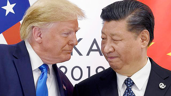 ドナルド・トランプ米国大統領と習近平中国国家主席。［写真 AP＝聯合ニュース］