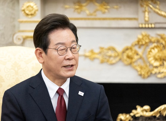 韓国の李在明（イ・ジェミョン）大統領。［写真 聯合ニュース］
