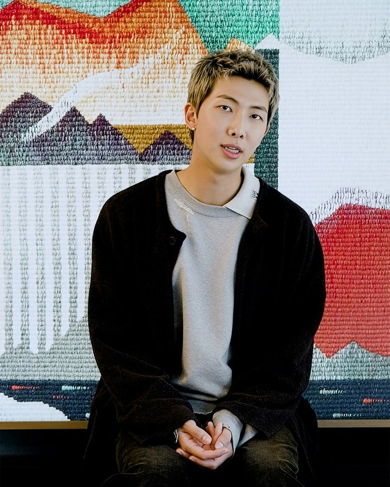 ボーイズグループBTS（防弾少年団）のRM。