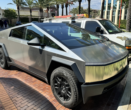 テスラ（Tesla）のサイバートラック。コ・ソクヒョン記者