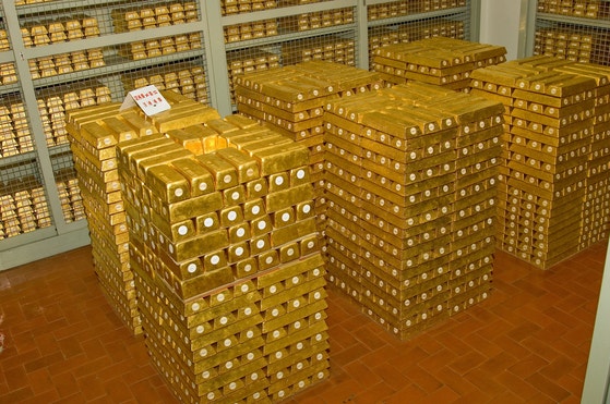 金塊。［写真 ロイター＝聯合ニュース］