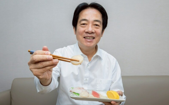 台湾の頼清徳総統の「すし認証ショット」 ［写真 頼清徳総統 SNS］