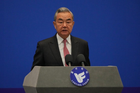 中国共産党中央外事弁公室主任の王毅氏。AP＝聯合ニュース