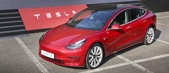 テスラ（Tesla）のモデル3。［写真 テスラコリア］